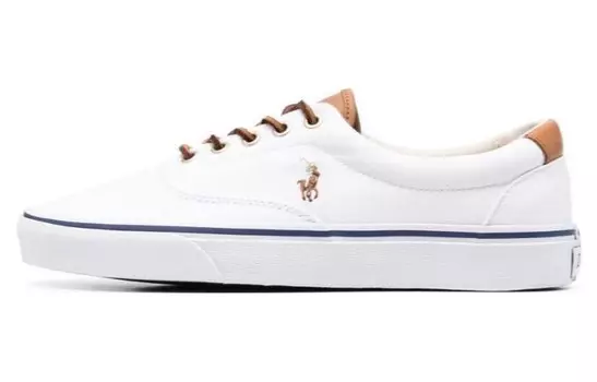 Кеды мужские, обувь для скейтбординга низкая белый Polo Ralph Lauren