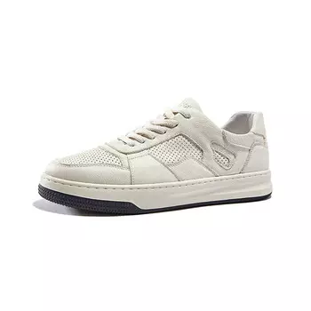 Кеды мужские, обувь для скейтбординга низкая белый Hautton Jeans