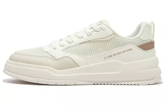 Кеды мужские, обувь для скейтбординга низкая Белый рис 361°