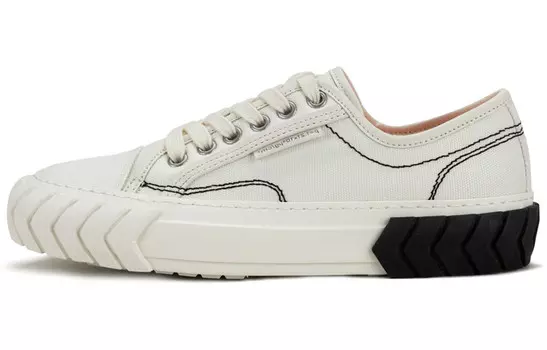 Кеды мужские, обувь для скейтбординга низкая белый/черный Both