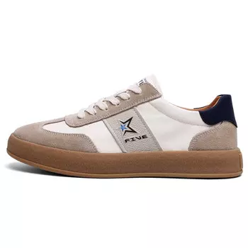 Кеды мужские, обувь для скейтбординга низкая Белый/Хаки/Черный Palmpolo