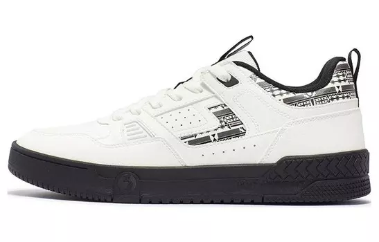 Кеды мужские, обувь для скейтбординга низкая белый/черный 361°