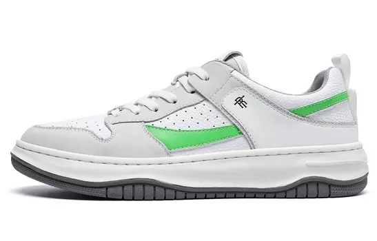 Кеды мужские, обувь для скейтбординга низкая Белый Серый Trumppipe