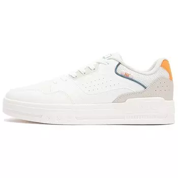 Кеды мужские, обувь для скейтбординга низкая белый/оранжевый 361°