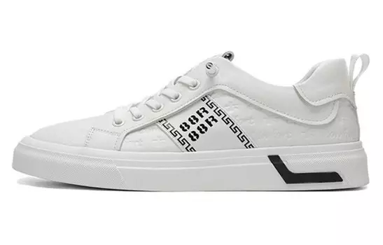 Кеды мужские, обувь для скейтбординга низкая белый Aokang