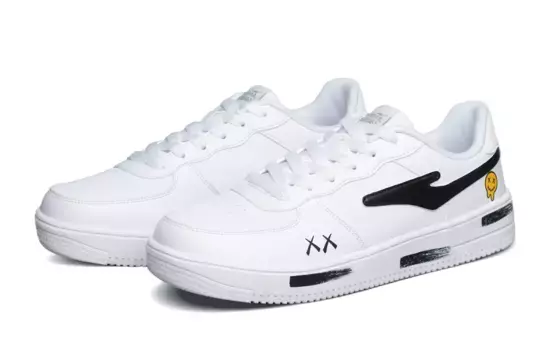 Кеды мужские, обувь для скейтбординга низкая белый/черный Erke