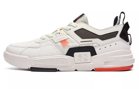 Кеды мужские, обувь для скейтбординга низкая белый/оранжевый Erke