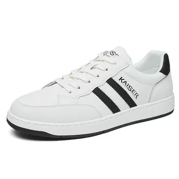 Кеды мужские, обувь для скейтбординга низкая белый/черный Kaiser