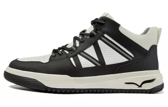 Кеды мужские, обувь для скейтбординга низкая белый/черный Aokang