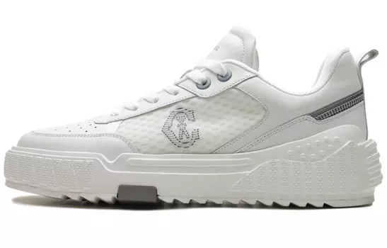 Кеды мужские, обувь для скейтбординга низкая белый Charriol