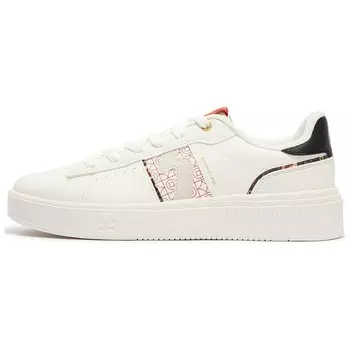 Кеды мужские, обувь для скейтбординга низкая белый/красный 361°