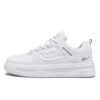 Кеды мужские, обувь для скейтбординга низкая белый Warrior