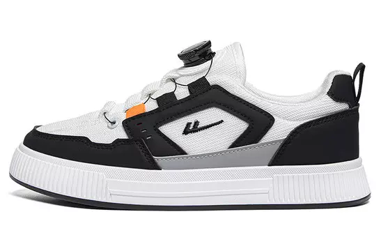 Кеды мужские, обувь для скейтбординга низкая Белый Черный Серый Warrior