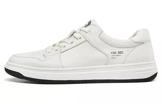 Кеды мужские, обувь для скейтбординга низкая белый Kangnai