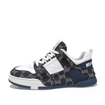 Кеды мужские, обувь для скейтбординга низкая белый/синий Kolumb