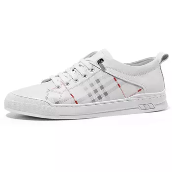 Кеды мужские, обувь для скейтбординга низкая белый Palmpolo