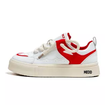 Кеды мужские, обувь для скейтбординга низкая белый Medd