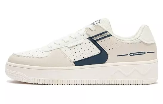 Кеды мужские, обувь для скейтбординга низкая белый/синий 361°