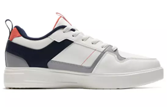 Кеды мужские, обувь для скейтбординга низкая белый/черный/оранжевый 361°