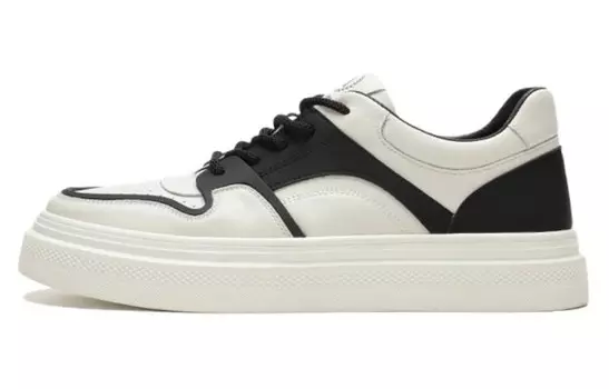 Кеды мужские, обувь для скейтбординга низкая бежевая Aokang