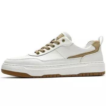 Кеды мужские, обувь для скейтбординга низкая бежевая Rich Birds