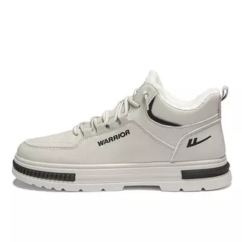 Кеды мужские, обувь для скейтбординга низкая бежевая Warrior