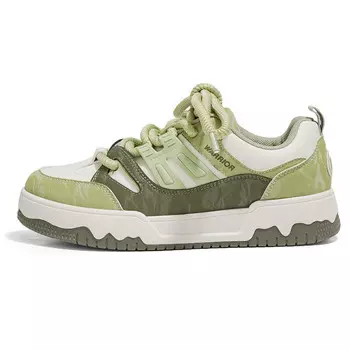 Кеды мужские, обувь для скейтбординга низкая бежевая Warrior