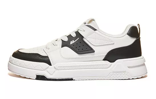 Кеды мужские, обувь для скейтбординга низкая бежевый/черный Warrior