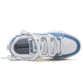 Кеды мужские, обувь для скейтбординга низкая бежевый/синий Warrior