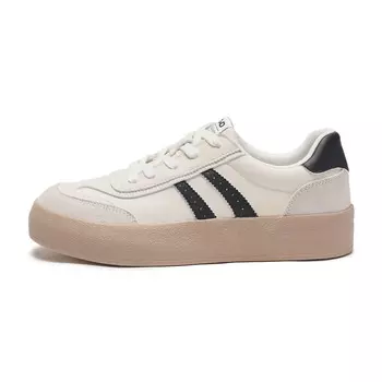 Кеды мужские, обувь для скейтбординга низкая бежевый/черный Hotwind