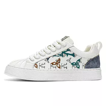 Кеды мужские, обувь для скейтбординга низкая Bull Charm, белый