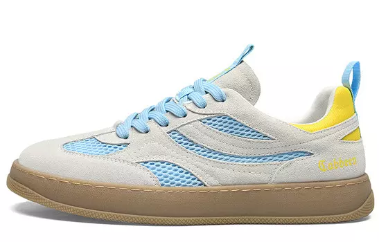 Кеды мужские, обувь для скейтбординга низкая Cabbeen, зеленый