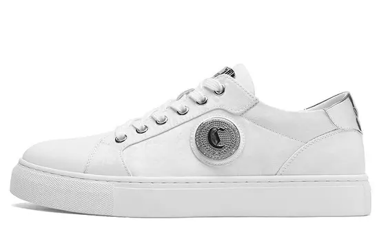 Кеды мужские, обувь для скейтбординга низкая Cabbeen, белый