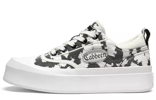 Кеды мужские, обувь для скейтбординга низкая Cabbeen, синий/белый