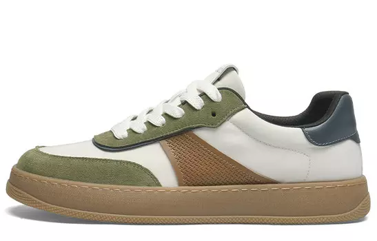 Кеды мужские, обувь для скейтбординга низкая Cabbeen, бежевый