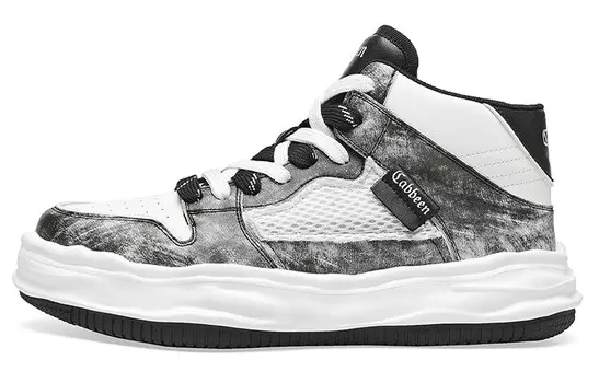 Кеды мужские, обувь для скейтбординга низкая Cabbeen, зеленый