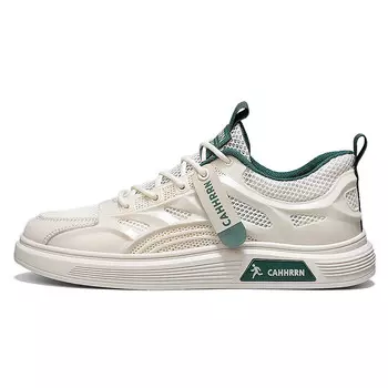 Кеды мужские, обувь для скейтбординга низкая Cahhrrn, бежевый/зеленый