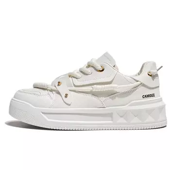 Кеды мужские, обувь для скейтбординга низкая Camosi, белый