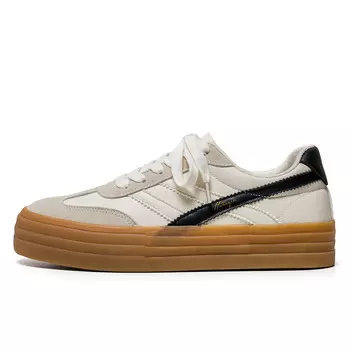 Кеды мужские, обувь для скейтбординга низкая черный Huanqiu