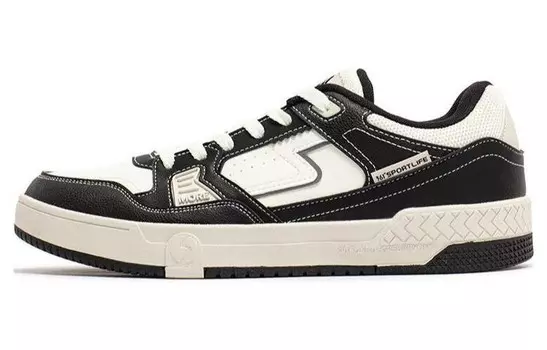 Кеды мужские, обувь для скейтбординга низкая черный/белый 361°