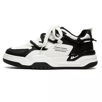 Кеды мужские, обувь для скейтбординга низкая черный Warrior