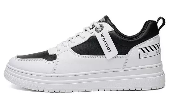 Кеды мужские, обувь для скейтбординга низкая черный Warrior