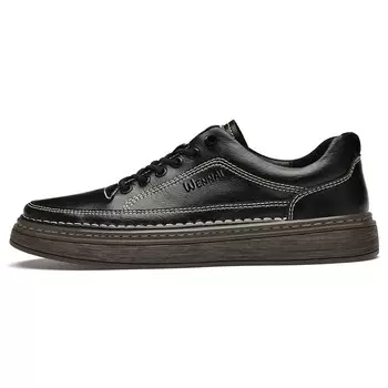 Кеды мужские, обувь для скейтбординга низкая черный Wen Nai