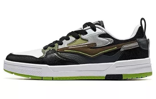 Кеды мужские, обувь для скейтбординга низкая черный/коричневый/зеленый Erke