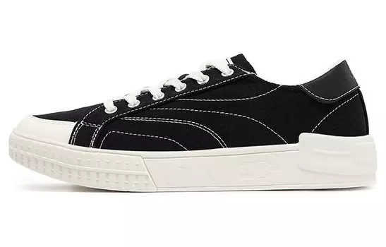 Кеды мужские, обувь для скейтбординга низкая черный/белый 361°