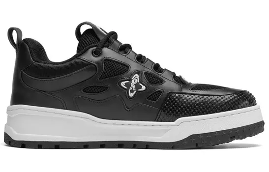 Кеды мужские, обувь для скейтбординга низкая черный Roberta Di Camerino