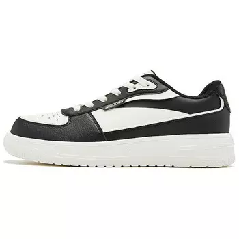 Кеды мужские, обувь для скейтбординга низкая черный/слоновая кость Qiaodan