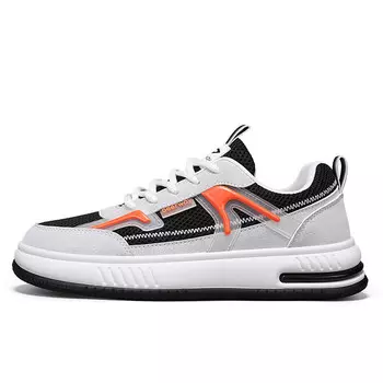 Кеды мужские, обувь для скейтбординга низкая Deerway, цвет Gray black orange