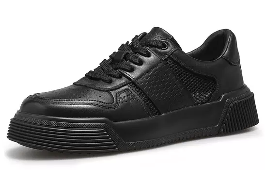 Кеды мужские, обувь для скейтбординга низкая Desai, черный