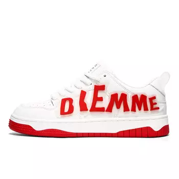 Кеды мужские, обувь для скейтбординга низкая Diemme, белый/красный